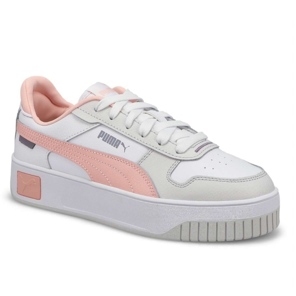 Puma Shoes - EUC Puma Women's Carina Street Platform Sneakers Tennis Shoes, Pink White, 4.5